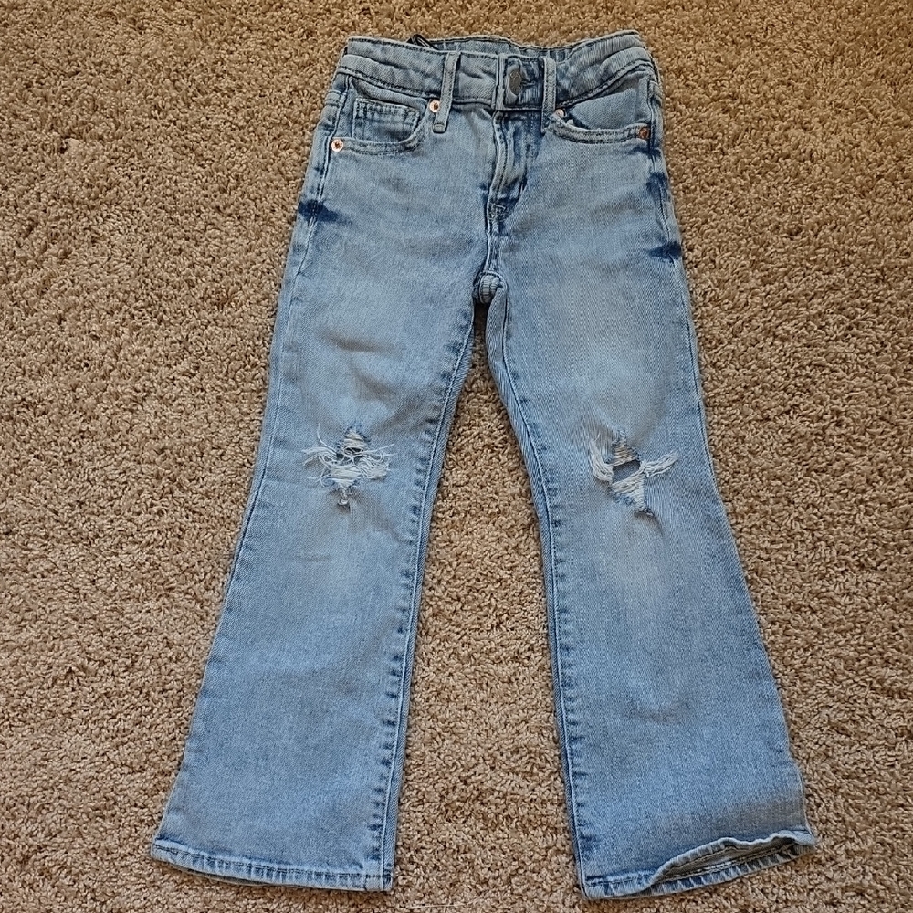 GAP Kids Flare High Rise Jeans sz 5 EUC